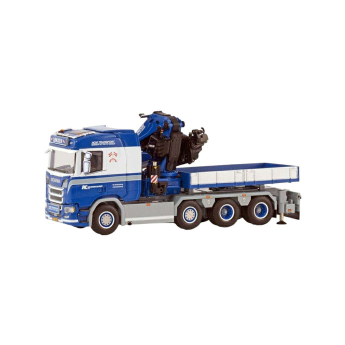 AC Mejerimaskinger Scania R Normal CR20N Fassi 1100 + Ballast Box  トラック / WSI 1/50 建設機械模型 工事車両