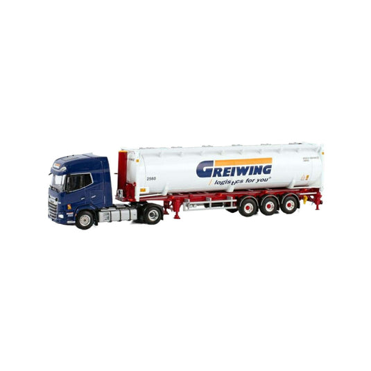 Greiwing DAF XF+ 4x2 bulk trailer  トレーラー / WSI 1/50 建設機械模型 工事車両