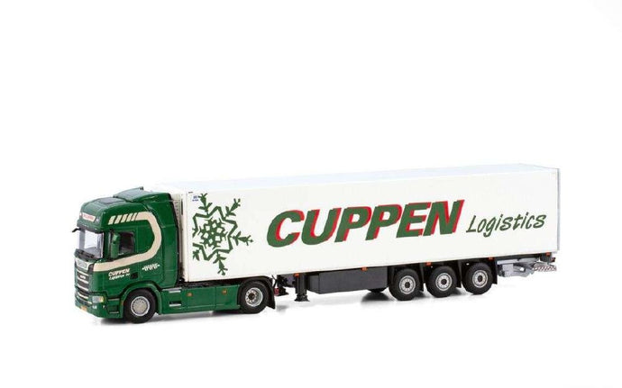 Cuppen Logistics Scania R Highline CR20H 4x2 reefer semitrailerトレーラー /WSI  1/50 建設機械模型
