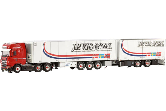J.P. Vis & Zn, Scania S ハイライン CS20H 6x2 トラクタヘッド / WSI 1/50 建設機械模型 工事車両
