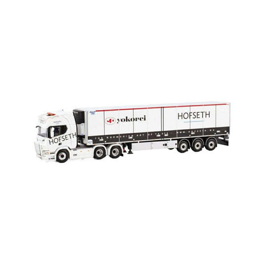 Hofseth Scania R Highline CR20H reefer semitrailer  トレーラー / WSI 1/50 建設機械模型 工事車両