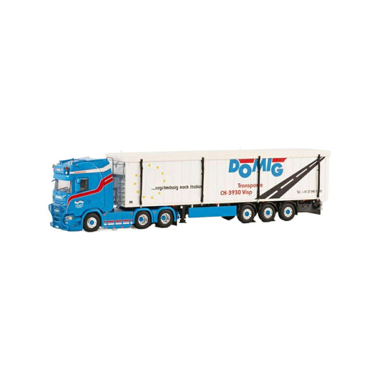 Domig Transporte Scania S Higline CS20H volume semitrailer  トレーラー / WSI 1/50 建設機械模型 工事車両