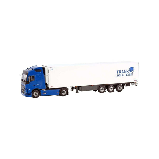 Trans Solutions Volvo FH5 Globetrotter 4x2 Reefer Semitrailer 3axle  トレーラー / WSI 1/50 建設機械模型 工事車両