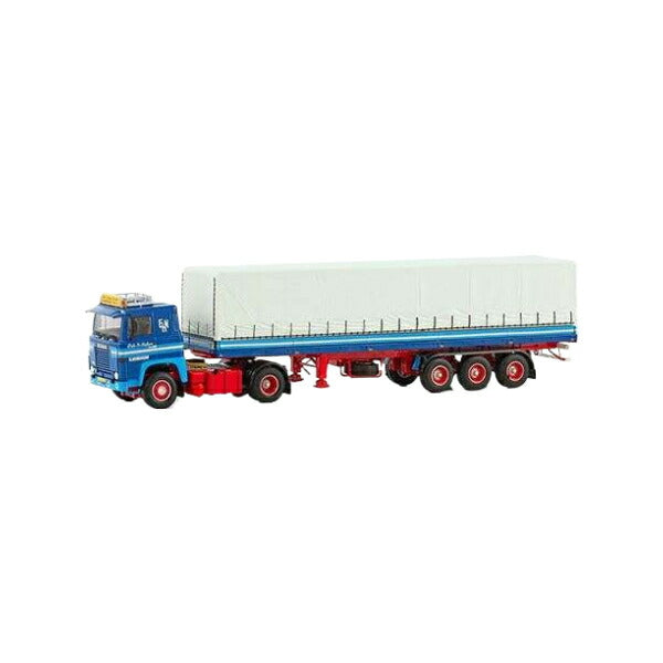 Models Erik H Nielsen Scania 1 Serie 4x2 classic curtainside semitrailer  トレーラー / WSI 1/50 建設機械模型 工事車両