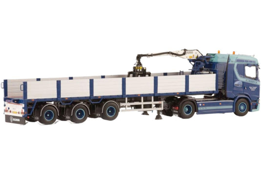 A.C. Baauw Scania S ノーマル CS20N 4x2 レンガ運搬トラック / WSI 1/50 建設機械模型 工事車両