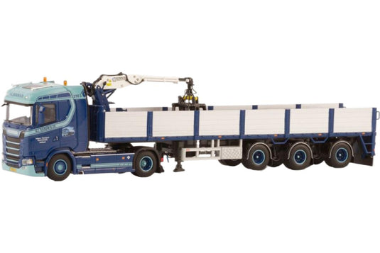 A.C. Baauw Scania S ノーマル CS20N 4x2 レンガ運搬トラック / WSI 1/50 建設機械模型 工事車両