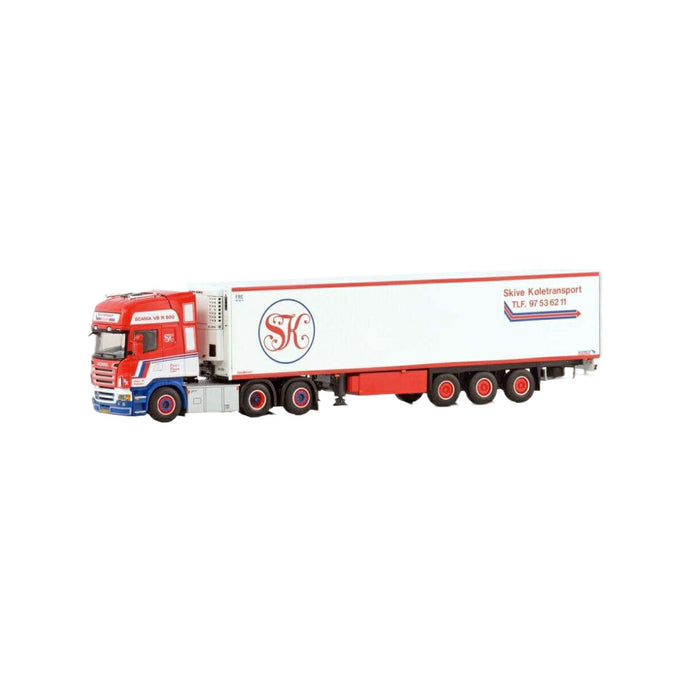 Models Skive Scania R5 Topline 6x2 reefer trailer  トレーラー / WSI 1/50 建設機械模型 工事車両