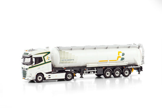 HB Bulktransport DAF XG+ 4X2 ダンプバルクトレーラー - 3 軸 LE トレーラー/WSI 1/50 建設機械模型 工事車両