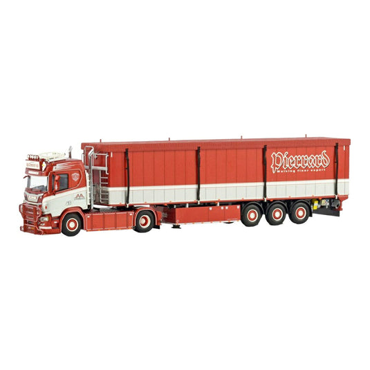 Pierrard スカニア R Normal CR20N 4x2 ボリュームセミトレーラー 3軸 / WSI 1/50 ミニカー トラック模型