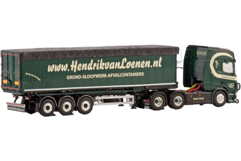 ギャラリービューアに画像をロードする, Hendrik van Loenen Scania R ハイライン CR20H トラクタヘッド / WSI 1/50 建設機械模型 工事車両
