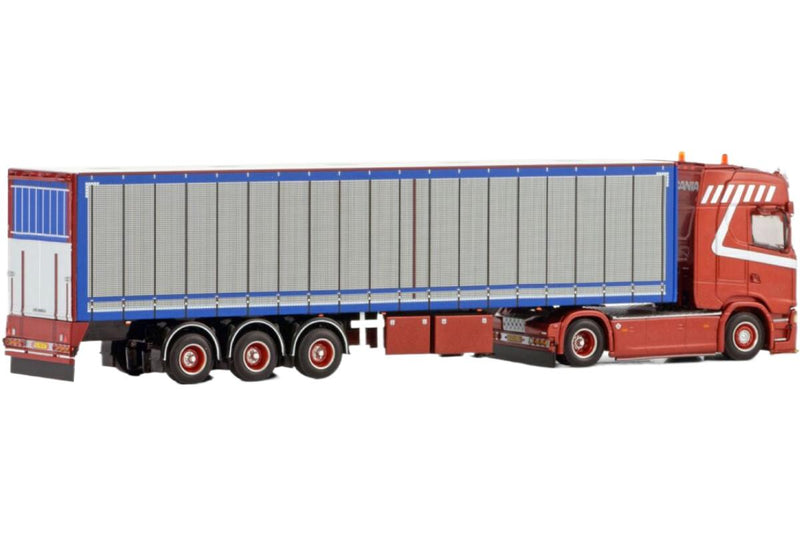 ギャラリービューアに画像をロードする, Tijs de Koning Scania S ハイライン CS20H ボックスセミトレーラー / WSI 1/50 建設機械模型 工事車両
