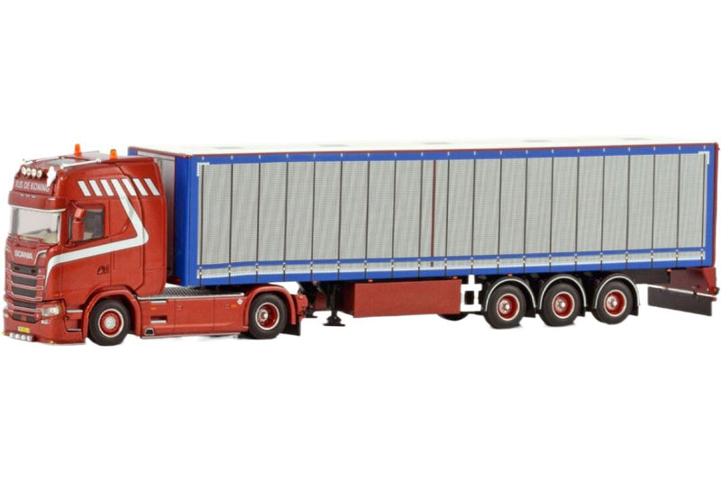 ギャラリービューアに画像をロードする, Tijs de Koning Scania S ハイライン CS20H ボックスセミトレーラー / WSI 1/50 建設機械模型 工事車両
