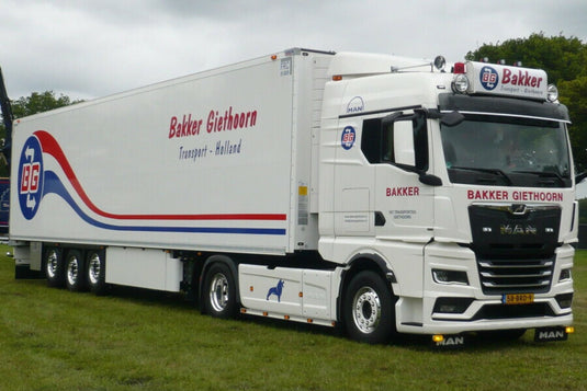 【予約】2026年発売予定 BAKKER GIETHOORN MAN TGX GM 4X2 冷凍トレーラー 3軸 トレーラー / WSI 1/50 建設機械模型 工事車両