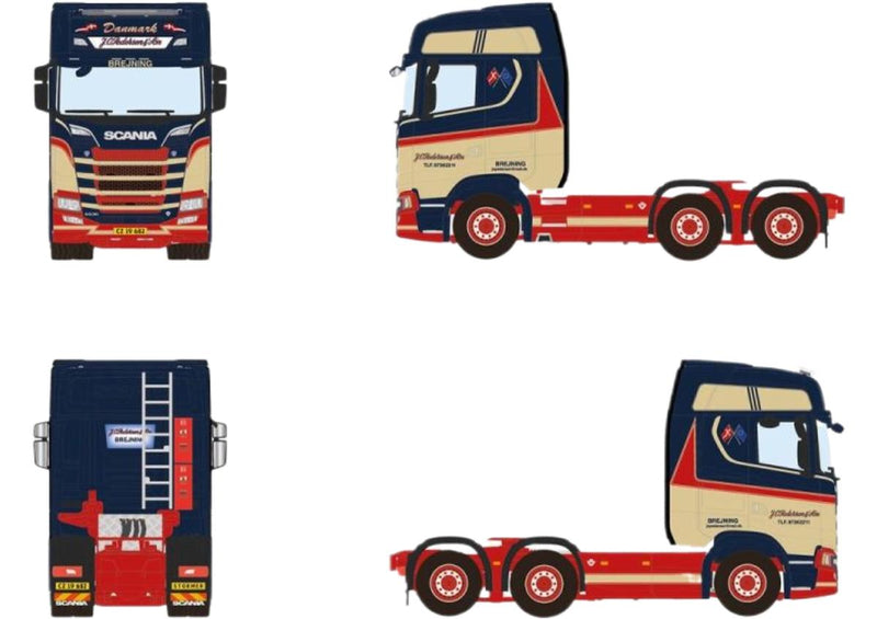 ギャラリービューアに画像をロードする, J.O. Pedersen Scania S ハイライン CS20H 6x2 トラクタヘッド / WSI 1/50 建設機械模型 工事車両
