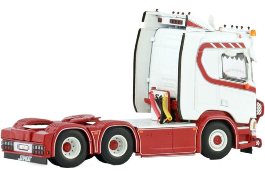 LJT Trans Scania R Normal CR20N 6x2 タグアクスル トラック / WSI 1/50 建設機械模型 工事車両