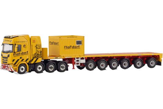 Flossdorf Scania S ハイライン CS20H 8x4 トラクタヘッド / WSI 1/50 建設機械模型 工事車両