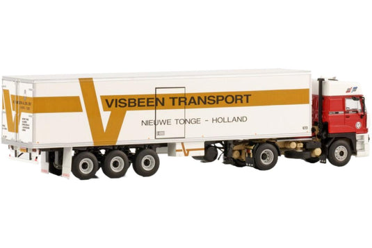 Visbeen DAF 3600 Space Cab 冷蔵トレーラー / WSI 1/50 建設機械模型 工事車両