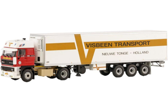 Visbeen DAF 3600 Space Cab 冷蔵トレーラー / WSI 1/50 建設機械模型 工事車両