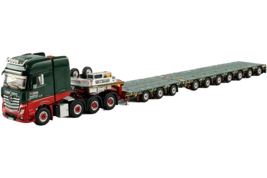 Kahl Schwerlast Mercedes Benz Actros MP5 SLT Giga Space Manoovr Dolly / WSI 1/50 建設機械模型 工事車両