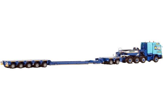 Jinert Mercedes-Benz Actros MP3 L Scheuerleトレーラー / WSI 1/50 建設機械模型 工事車両