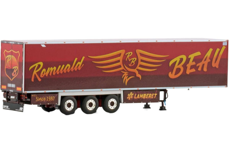 ギャラリービューアに画像をロードする, Transport Beau Lamberet 冷蔵セミトレーラー / WSI 1/50 建設機械模型 工事車両
