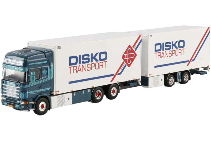 Jan Zwarteveld Scania R4 Topline 冷凍トレーラー トレーラー / WSI 1/50 建設機械模型 工事車両