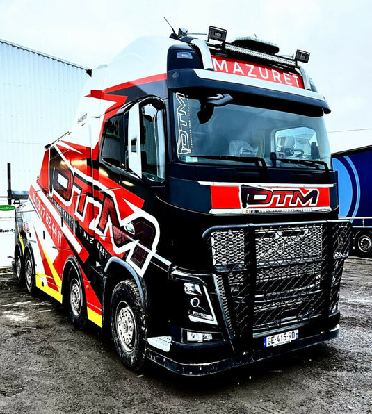 【予約】DTM MAZURET VOLVO FH4 GLOBETROTTER XL FALKOM 8X4 トラクタ/WSI 1/50 建設機械模型 工事車両