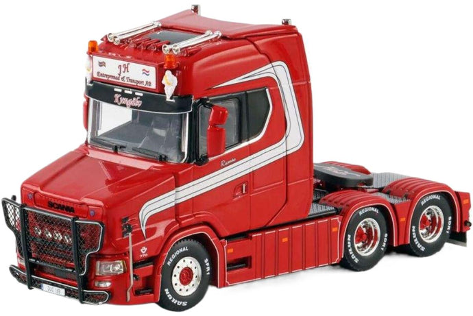 JH Entreprenad & Transport Scania Vlastuin Torpedo 6x2 タグアクスル トラック / WSI 1/50 建設機械模型 工事車両