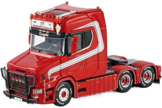 JH Entreprenad & Transport Scania Vlastuin Torpedo 6x2 タグアクスル トラック / WSI 1/50 建設機械模型 工事車両