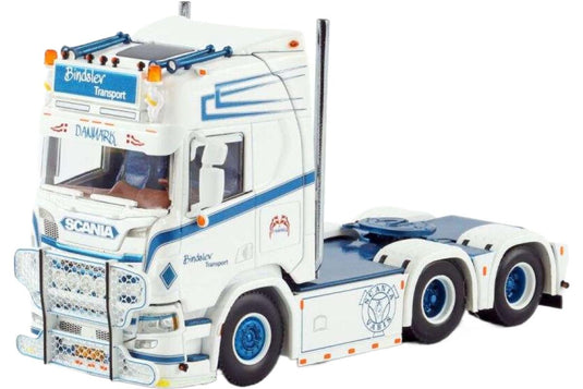 Torben Bindsley Scania R Highline CR20H 6x2 タグアクスル トラック / WSI 1/50 建設機械模型 工事車両