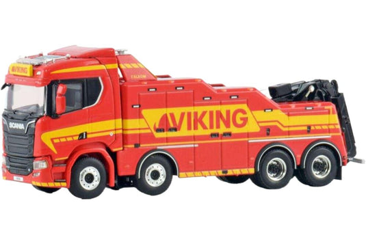 Viking Scania R Normal CR20N 8x4 Falkom レッカー / WSI 1/50 建設機械模型 工事車両