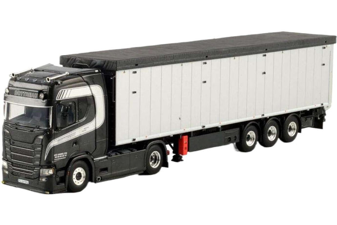 Transports Bottreau Scania S Highline CS20H 4x2 ボリュームセミトレーラー 3軸 トレーラー / WSI 1/50 建設機械模型 工事車両