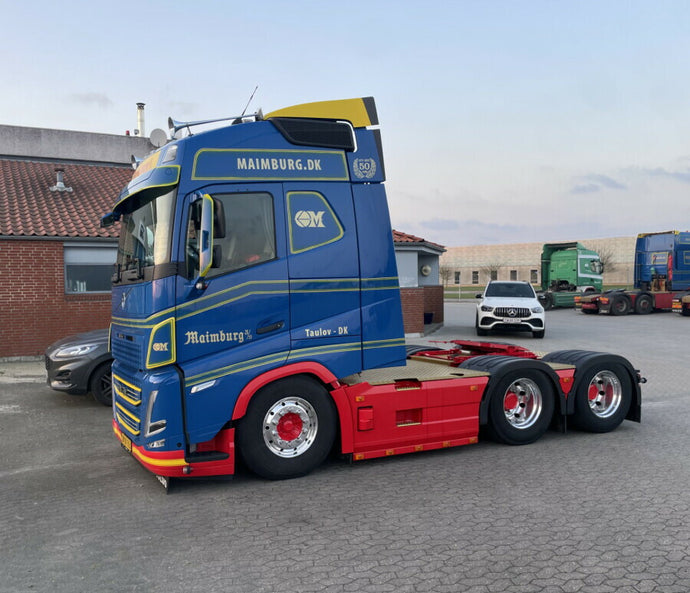 【予約】2025年発売予定OLAV MAIMBURG VOLVO FH5 GLOBETROTTER 6X2 タグアクスル トラック/WSI 1/50 建設機械模型 工事車両