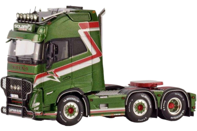 Solam Volvo FH05 Globetrotter XL 6x2 ツインステア トラック / WSI 1/50 建設機械模型 工事車両