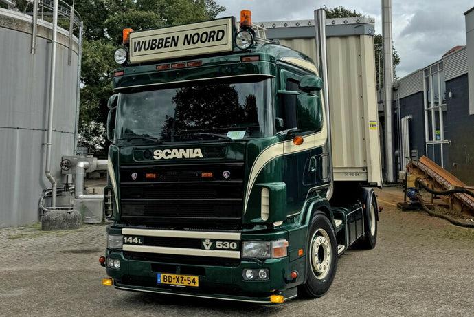 【予約】2025年10-12月以降発売予定 SCANIA 4シリーズ フラットルーフ 4X2 WUBBEN NOORD仕様 トラック / WSI 1/50 建設機械模型 工事車両