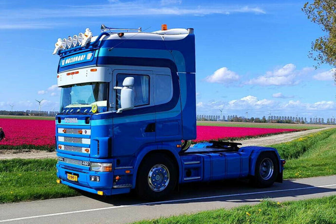 Wassenaar Transport en dienstverlening Scania 4 Series Topline / WSI 1/50 建設機械模型 工事車両