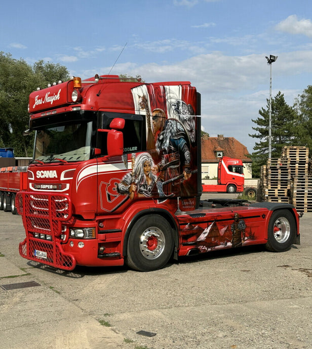 【予約】2025年発売予定JENS NAUJOK SCANIA STREAMLINE HIGHLINE 4X2 トラック/WSI 1/50 建設機械模型 工事車両