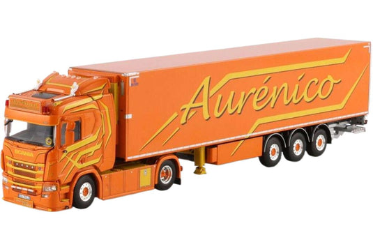 Aurenico Scania S Normal CS20N 冷凍セミトレーラー トレーラー / WSI 1/50 建設機械模型 工事車両