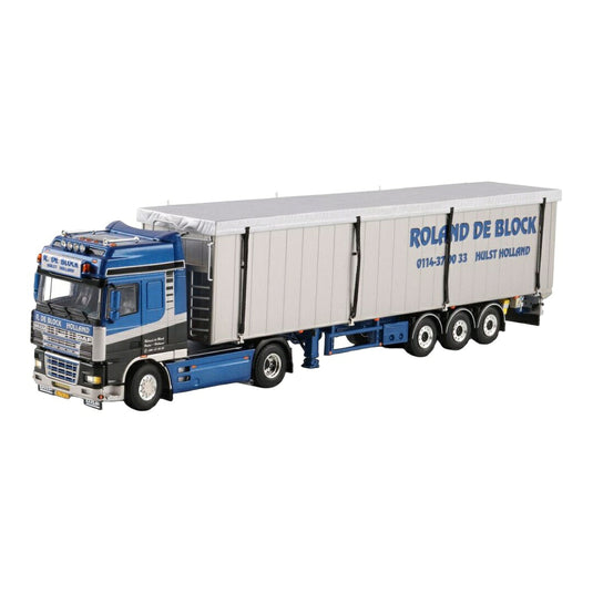 Roland de Block DAF 95XF スーパー・スペース・キャブ ボリュームセミトレーラー / WSI 1/50 ミニカー トラック模型