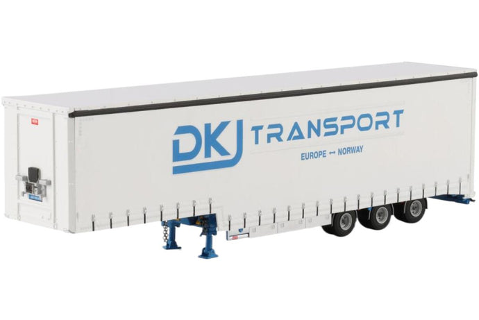 DKJ Transport カーテンサイドセミトレーラー / WSI 1/50 建設機械模型 工事車両