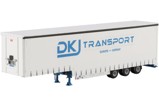 DKJ Transport カーテンサイドセミトレーラー / WSI 1/50 建設機械模型 工事車両