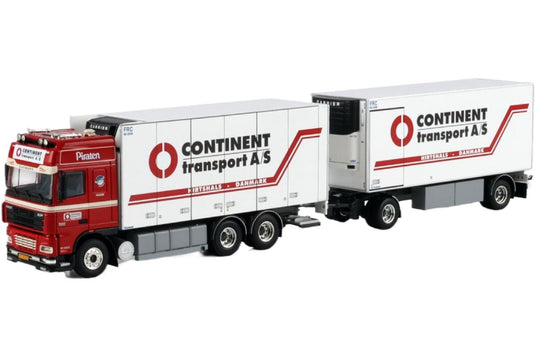 Continent Transport A/S DAF XF 95 Super Space Cab reefer trailer冷蔵トレーラー トラック 模型 /WSI 1/50
