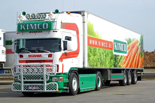 Kimco Scania 4 Series Topline 冷凍セミトレーラー / WSI 1/50 建設機械模型 工事車両