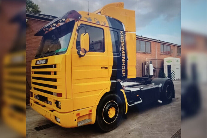 【予約】2025年発売予定 KROMMENHOEK BV SCANIA 3シリーズ ストリームライン 4×2 トラクタヘッド トラック / WSI 1/50 建設機械模型 工事車両