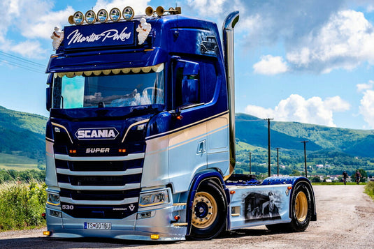 【予約】2025年10-12月以降発売予定 SCANIA S ハイライン CS20H 4X2 PAKOS仕様 トラック / WSI 1/50 建設機械模型 工事車両