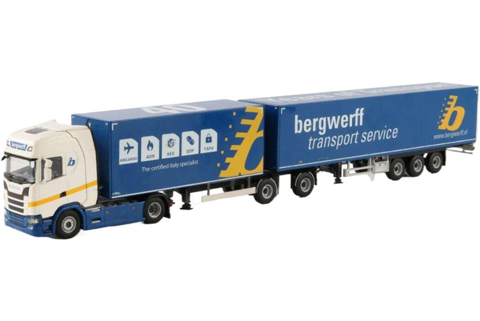 Bergwerff Transport Scania S Highline CS20H トラクタ / WSI 1/50 建設機械模型 工事車両