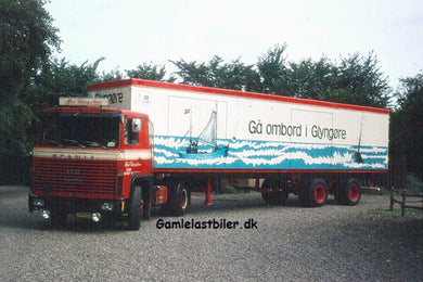 【予約】2026年発売予定 ALFRED PEDERSEN SCANIA 0シリーズ 4x2 クラシック ボックストレーラー 2軸 トレーラー / WSI 1/50 建設機械模型 工事車両