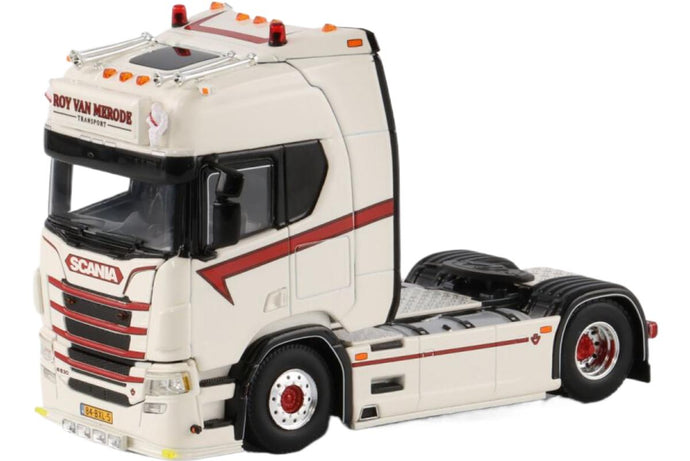 Van Merode Transport Scania R Highline CR20H トラック / WSI 1/50 建設機械模型 工事車両