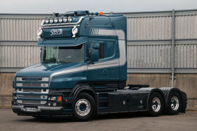 【予約】2026年発売予定 SDTB SCANIA 4シリーズ TORPEDO TOPLINE 6x4 トラクタ / WSI 1/50 建設機械模型 工事車両