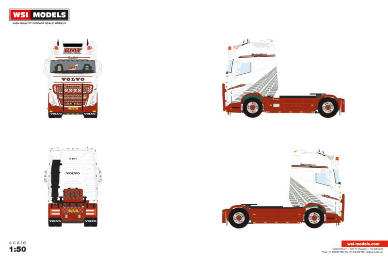 ギャラリービューアに画像をロードする, 【予約】2026年発売予定 Volvoボルボ FH5 GLOBETROTTER XL 4X2 Boy Magielse Transport / WSI 1/50 建設機械 模型
